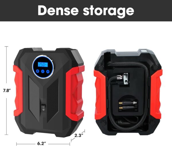 کمپرسور باد لاستیک خودرو قابل حمل برند CARSUN - Image 6