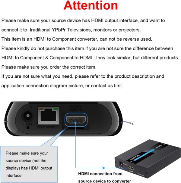 تبدیل HDMI به کامپوننت،الومینیومی برند EASYCEL - Image 6
