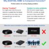 تبدیل HDMI به کامپوننت،الومینیومی برند EASYCEL - Image 7