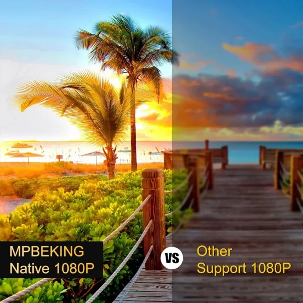 ویدیوپروژکتور بلوتوث 1080p از برند MPBEKING - Image 6