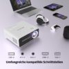 ویدیوپروژکتور هوشمند اندروید برند WEWATCH V51 PRO - Image 4