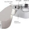 ذره بین طلا و جواهرات با نور LED برند Delixike - Image 3
