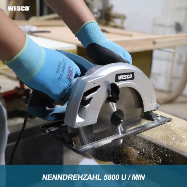 اره گردبر برقی برند WESCO - Image 6
