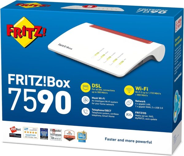 مودم روتر وای فای برند AVM FRITZ! Box 7590 - Image 4