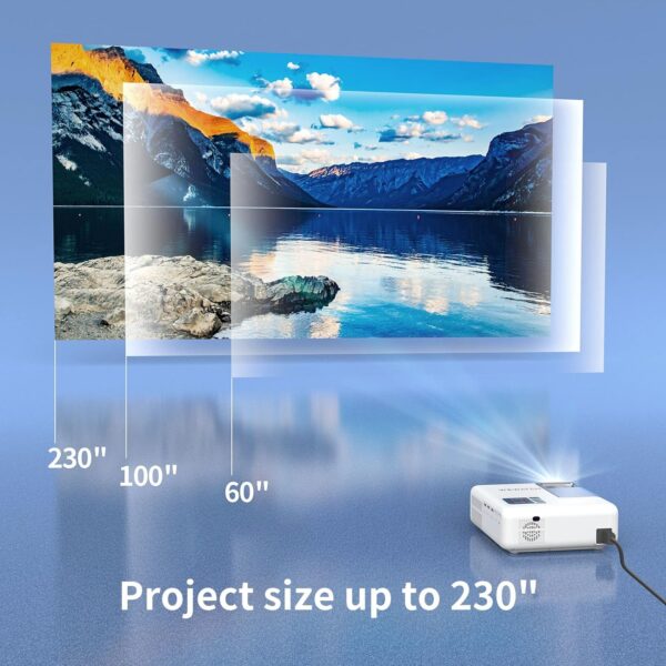 ویدیوپروژکتور برند WEWATCH V53 4K - Image 4