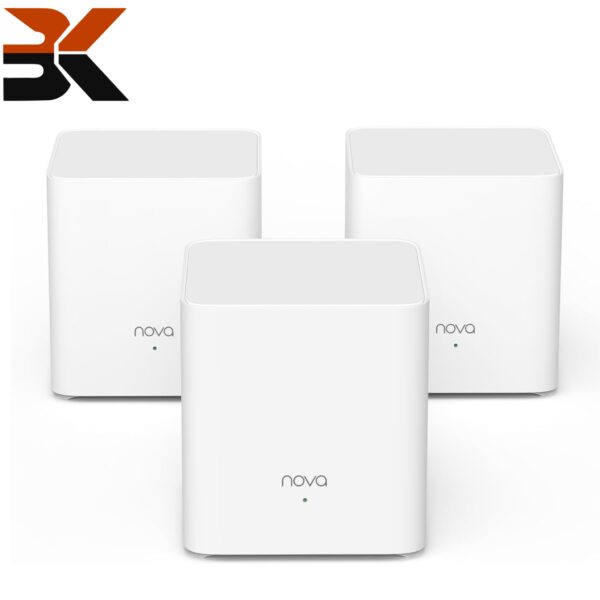 روتر بیسیم با برد 300 متر برند Tenda مدل Nova MW3 (3-pack)