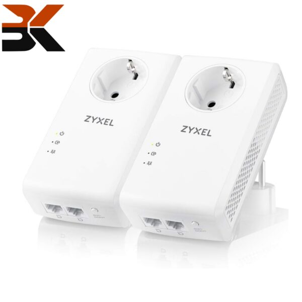 آداپتور پاورلاین 2 عددی برند Zyxel