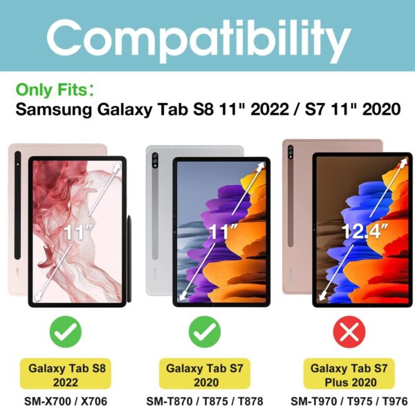 کاور و کیبورد تبلت سامسونگ S8 و S7 برند ProCase - Image 2