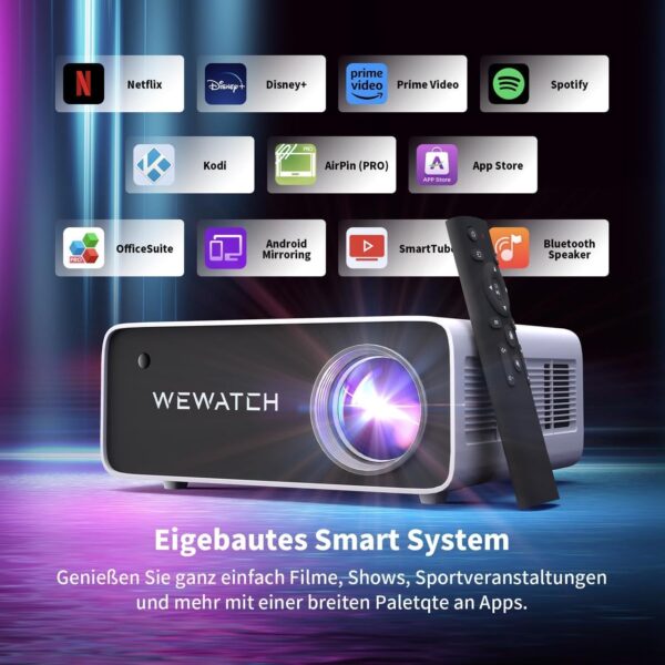 ویدیو پروژکتور مدل V51PRO برند WEWATCH - Image 2