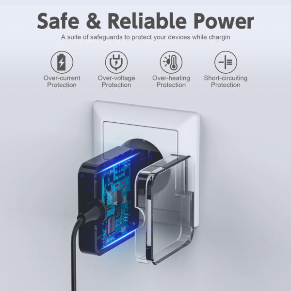 آداپتور  لپ تاپ 65 واتی USB C برند BIUBOTY - Image 7