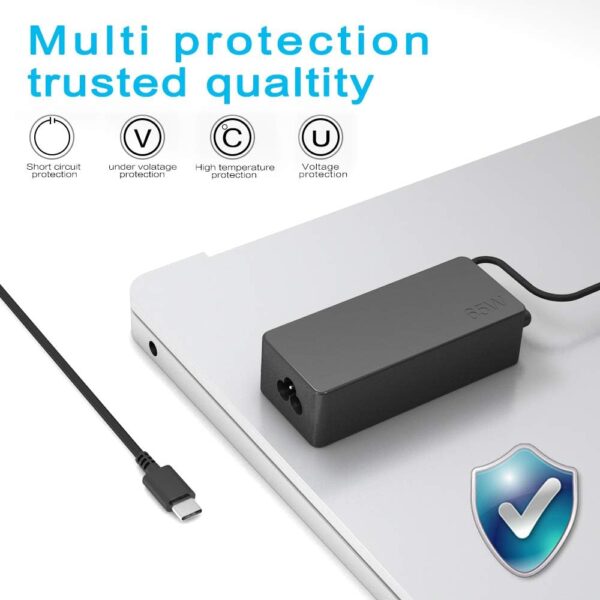 آداپتور 45W/65W Type-C برند QYD - Image 5