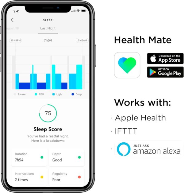 زیر تشک سنسور دار خواب برند Withings - Image 5