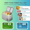 یخچال مسافرتی ماشین 38 لیتر 12/24ولت مدل XD55 برند Alpicool - Image 2
