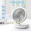پنکه رومیزی چرخشی شارژی قابل حمل برند gabless مدل 1a - Image 6