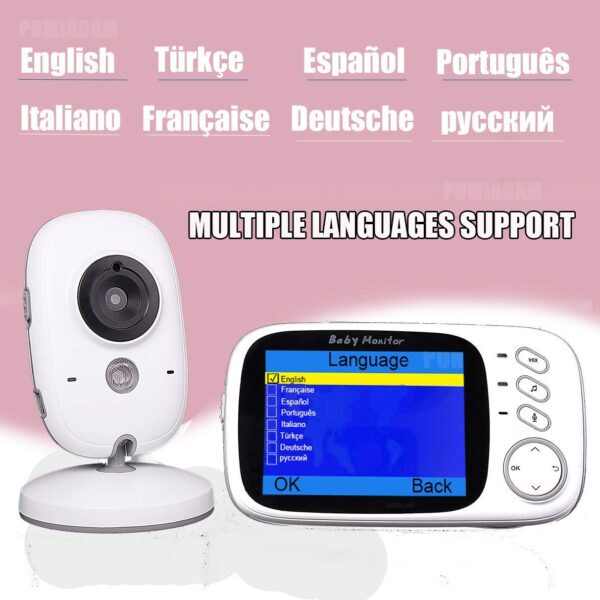 دوربین و مانیتور اتاق کودک برند SYOSIN مدل VB603 - Image 6