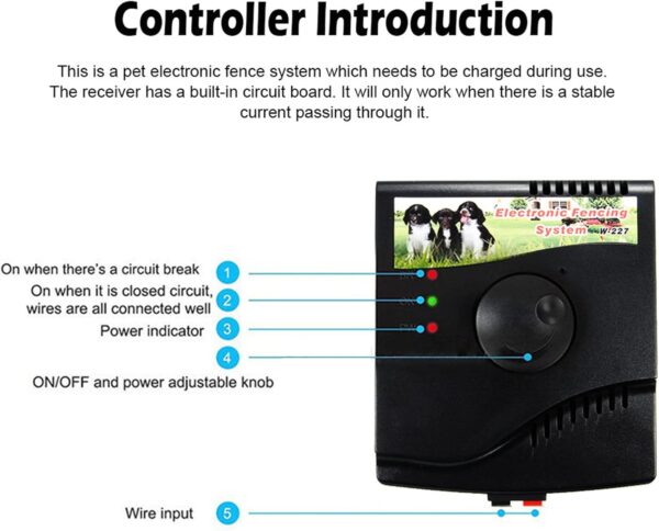سیستم کنترل و محدوده‌ بندی سگ برند ESKY مدل W22V - Image 4