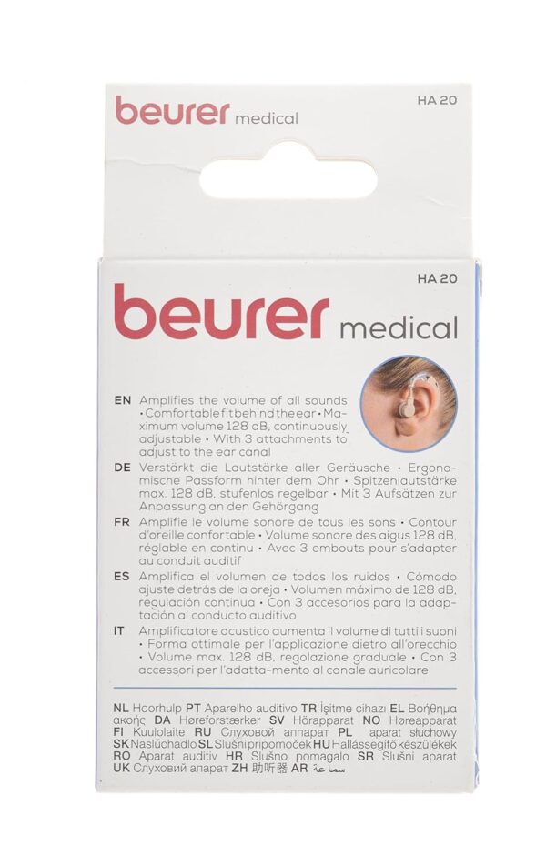 سمعک شنوایی اصلی برند Beurer مدل HA20 - Image 8