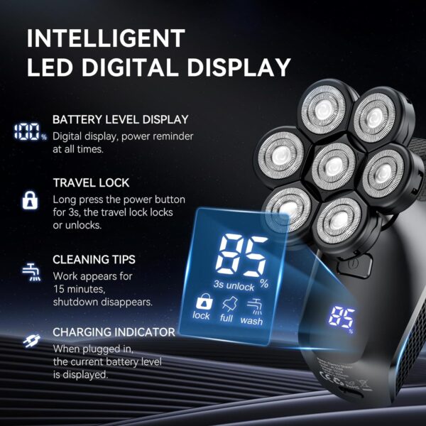 ریش تراش شارژی برند KENSEN مدل JK-5588 - Image 2