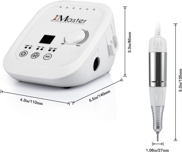 ست سوهان ناخن برقی حرفه ای مدل XY302 برند JCMASTER - Image 2
