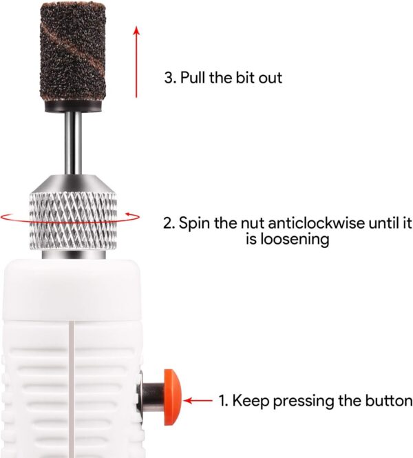دستگاه مانیکور و پدیکور حرفه ای آلمانی مدل Nail Drill برند JSDA - Image 5