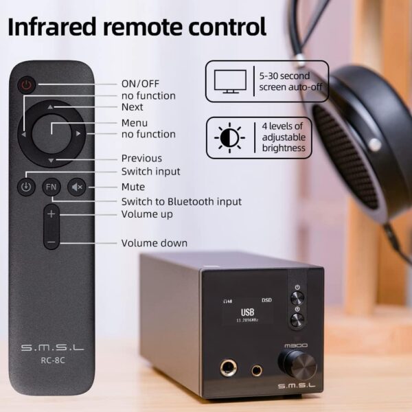 آمپلی فایر و تقویت کننده هدفون برند SMSL مدل M300SE - Image 6