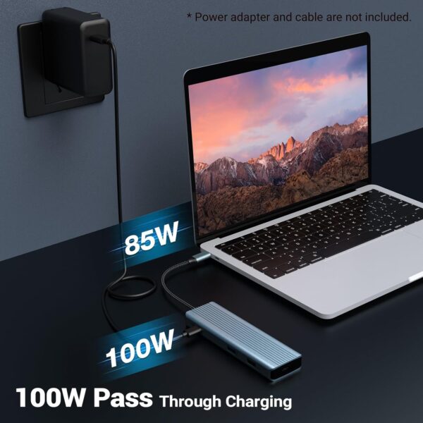 هاب 9 پورت USB-C مدل OB-HB038 برند OBERSTER - Image 2