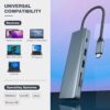 هاب 9 پورت USB-C مدل OB-HB038 برند OBERSTER - Image 4