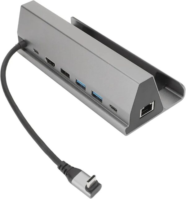 هاب 7 پورت USB-C هولدر دار برند Denash - Image 3