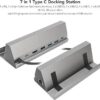 هاب 7 پورت USB-C هولدر دار برند Denash - Image 5