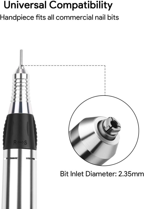 سوهان ناخن برقی حرفه ای برند JCMASTER مدل JD400 - Image 5