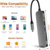 هاب 6 پورت USB-C برند varkda - Image 5