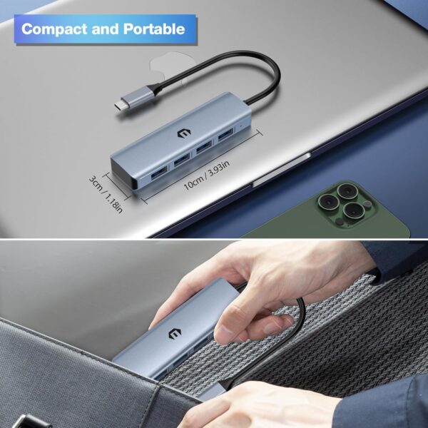 هاب 4 پورت USB-C برند Tymyp - Image 5