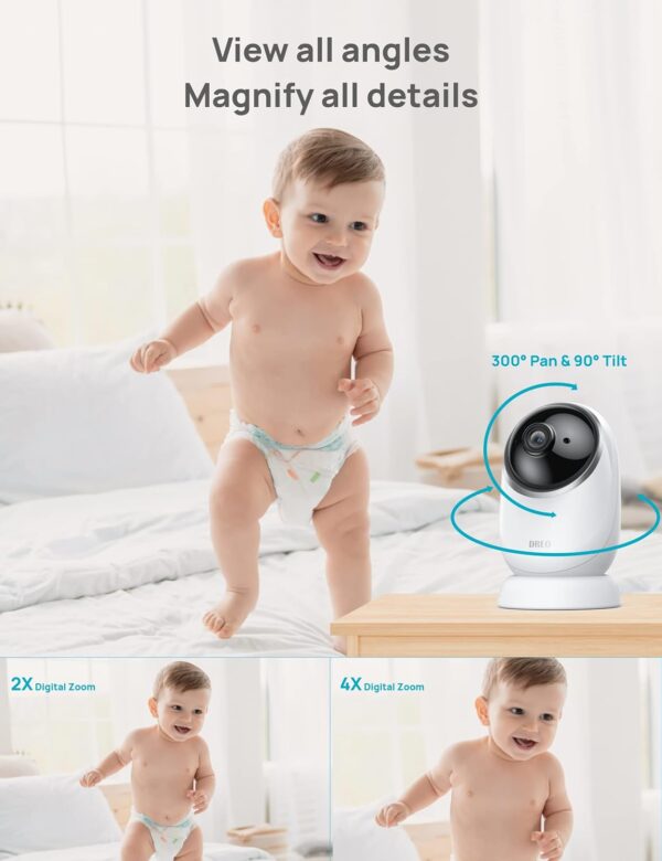 دوربین و مانیتور مراقبت از کودک برند Dreo مدل DR-BBM001 - Image 3