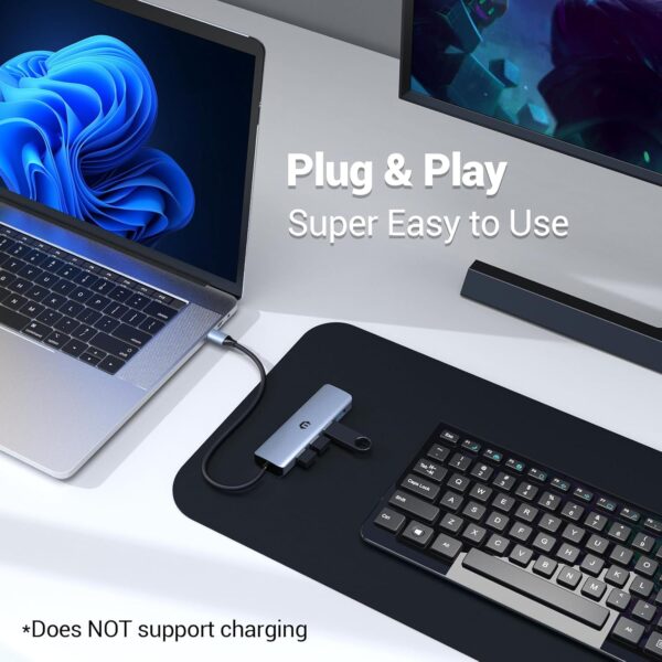 هاب 4 پورت USB-C برند Tymyp - Image 4