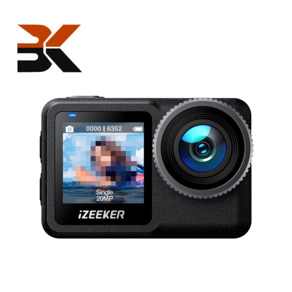 دوربین اکشن ورزشی 4K ضدآب وایفا دار برندiZEEKER مدل iA400