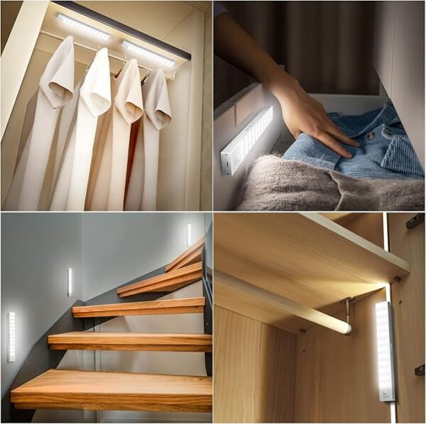 چراغ‌ زیر کابینتی با سنسور حرکت  برند OUILA پک 3 عددی - Image 9