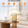 بخاری برقی رومیزی 360 درجه 1500 واتی برند Dreo - Image 4