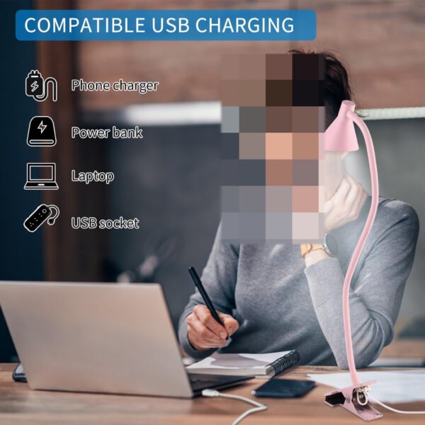 چراغ مطالعه گیره ی برند Qooltek - Image 3