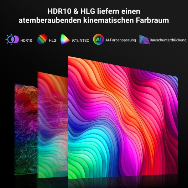ویدئو پروژکتور لونوویکس 4K با روشنایی 25000 لومن دارای وافای و بلوتوث - Image 2