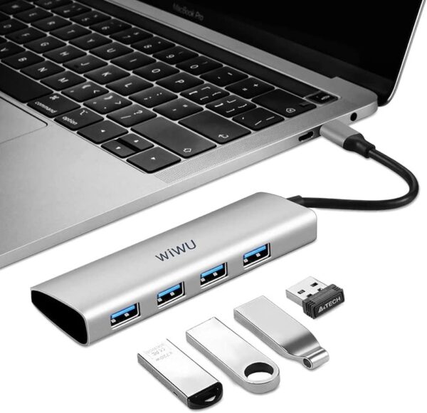هاب 4 پورت USB-C برند WIWU مدل A440 - تصویر 2