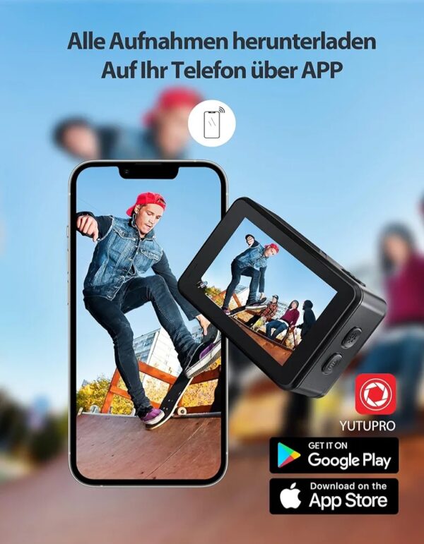 دوربین اکشن ورزشی کیفت 6K برند WOLFANG مدل GA460 - تصویر 7