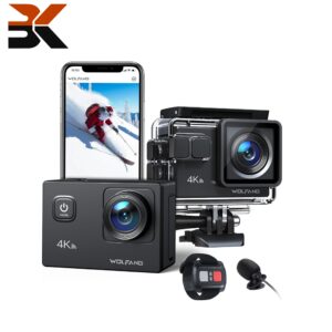 دوربین فیلمبرداری ورزشی اکشن 4K برند WOLFANG مدل GA100