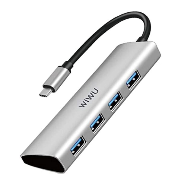 هاب 4 پورت USB-C برند WIWU مدل A440 - تصویر 3
