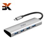 هاب 4 پورت USB-C برند WIWU مدل A440