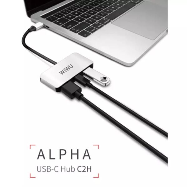 هاب 3 پورت USB-C برند WIWU مدل C2H - تصویر 4