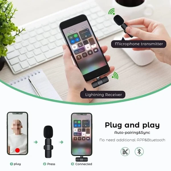 میکروفون حرفه ای بی سیم مدل K9 - تصویر 2