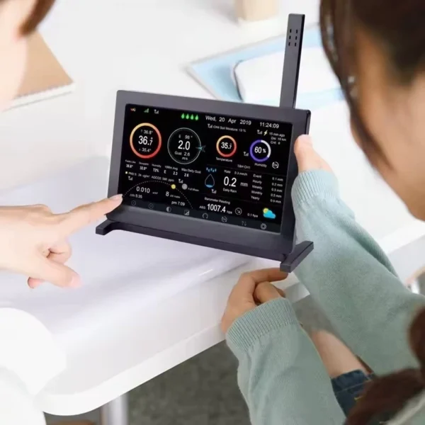 ایستگاه هواشناسی هفت کاره برند Ecowitt مدل HP2561 - تصویر 2