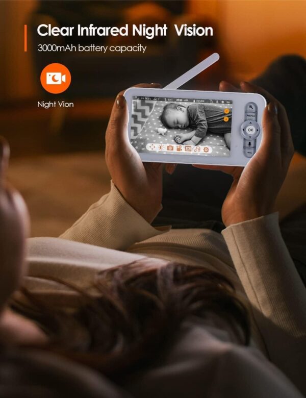 دوربین و مانیتور هوشمند امنیتی کودک برند BabyTime - تصویر 2