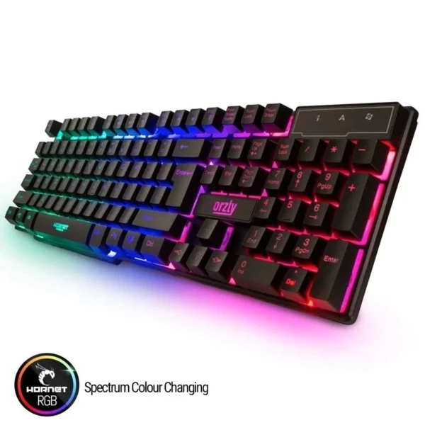 ست ماوس و کیبورد هدست RGB برند Orzly مدل RX250 - تصویر 2