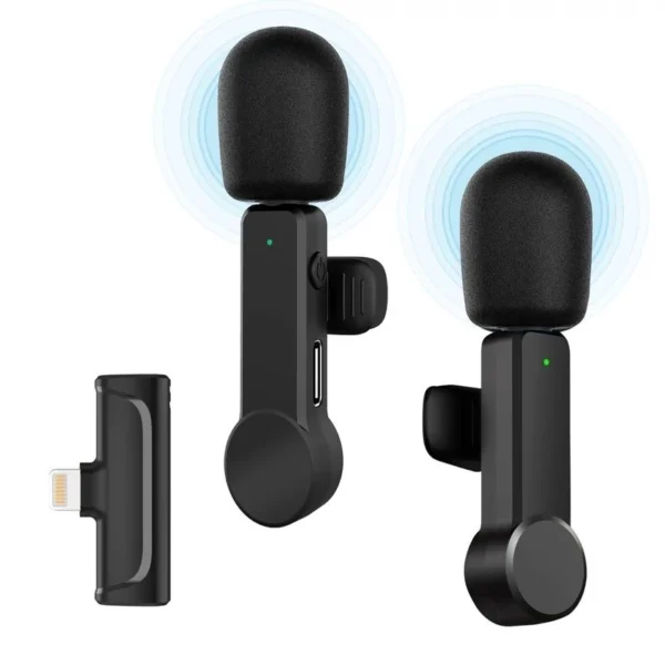 میکروفون یقه ای دو عددی بی سیم برند Newmine مدل MC88 - تصویر 3